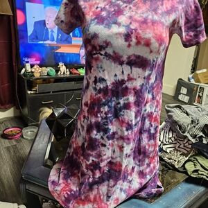 Tie-Dye T-Shirt Dress
